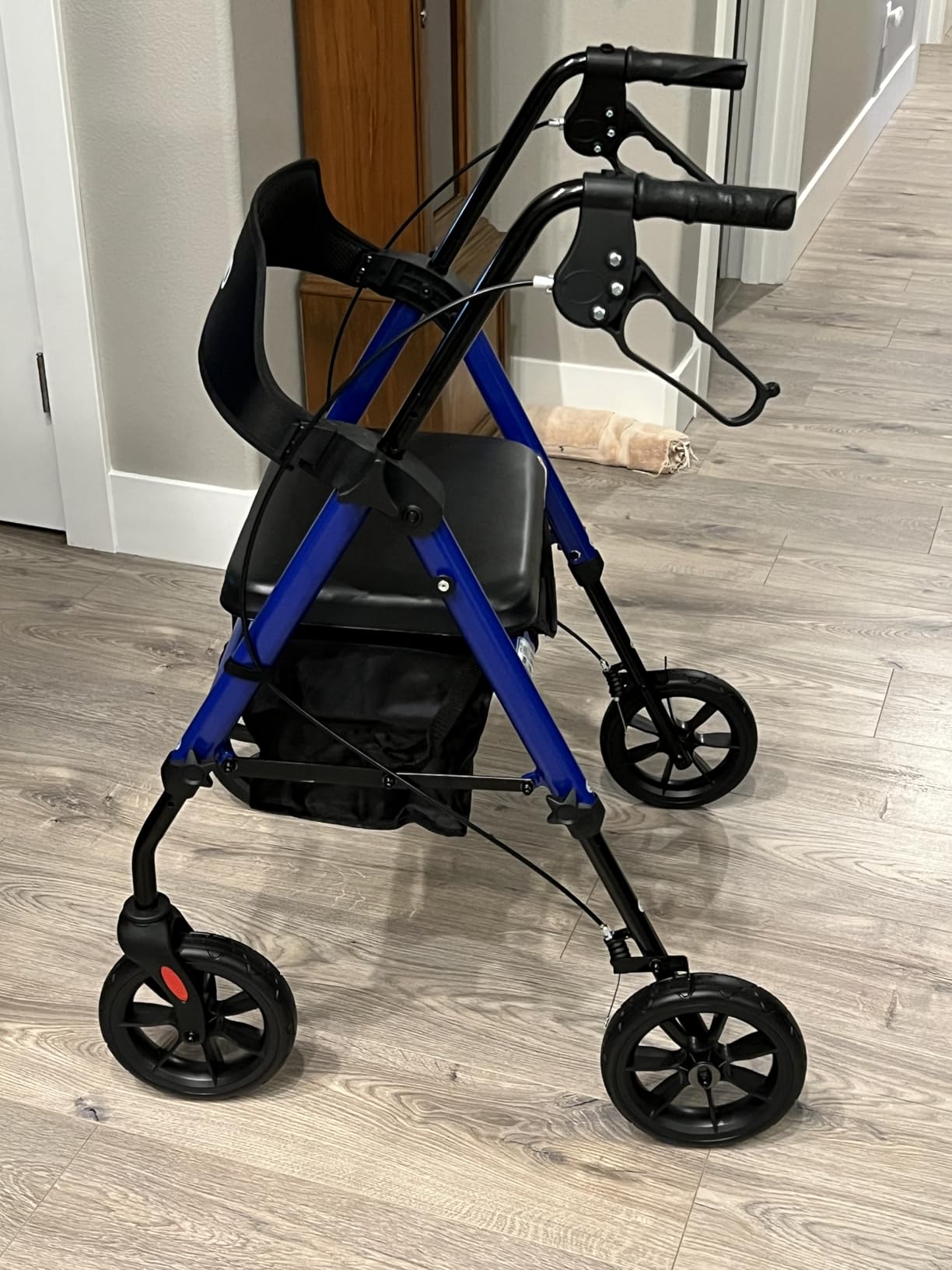 HOMLAND Foldable Rollator Walkers for Seniors with Seat, 17 lb Lightweight | 8