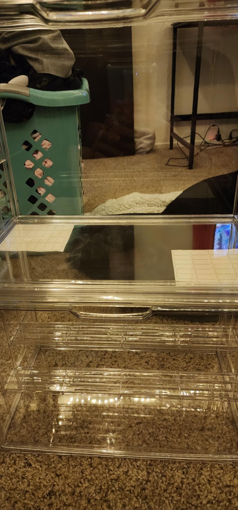 Attelite Acrylic Display Case for Collectibles 4 Tiers Clear Showcase, 2Pcs | 3 Adjustable Dividers, Clear Acrylic Box for Figures, Tool-free Assembly, Magnetic Door, Dustproof, thicken plastic customer photo 1