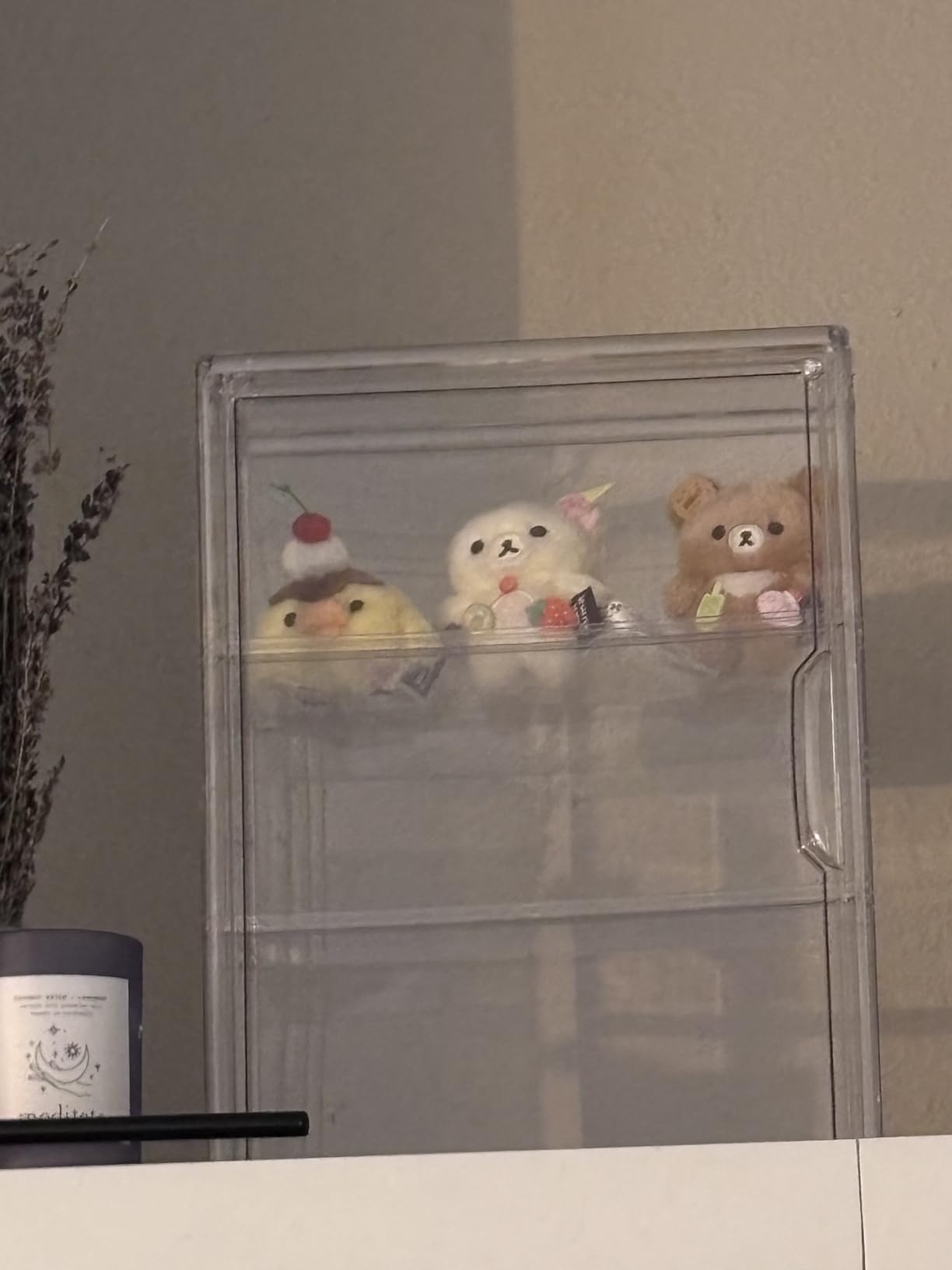 Attelite Acrylic Display Case for Collectibles 4 Tiers Clear Showcase, 2Pcs | 3 Adjustable Dividers, Clear Acrylic Box for Figures, Tool-free Assembly, Magnetic Door, Dustproof, thicken plastic customer photo 2