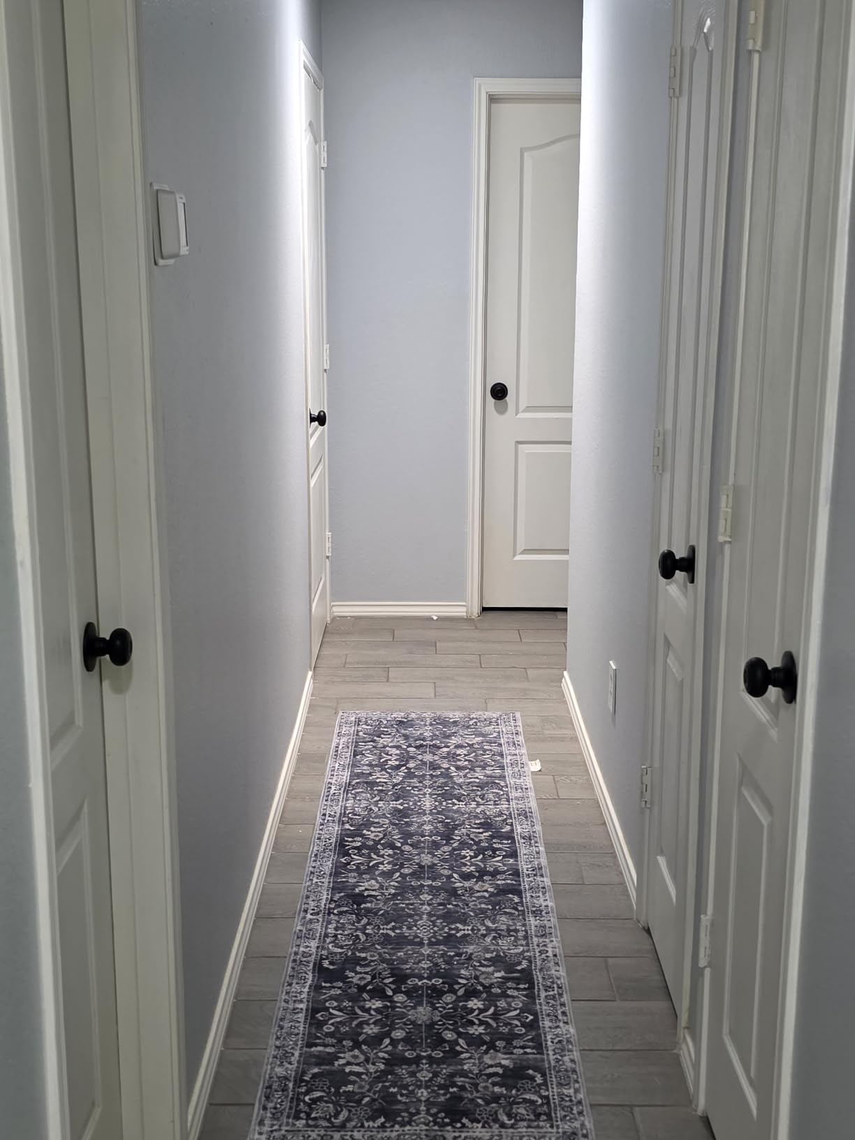 Yamaziot 2x8 Washable Hallway Runner Rug Non Slip Floral Carpet, Sage Green Soft Boho Floral Kitchen Runner with Rubber Backing, Stain Resistant, Low Pile Distressed Carpet for Kitchen Hallway Entrance customer photo 1