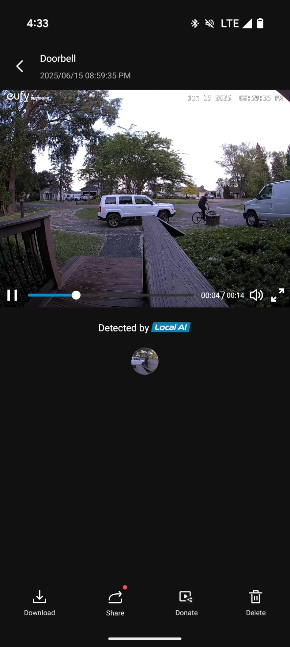 eufy Security Video Doorbell C31, 2K FHD, Battery or Wired, No Subscription | Wireless, head-to-toe view, live video call, 24/7 recording, HomeBase S380 ready, no monthly fee customer photo 2