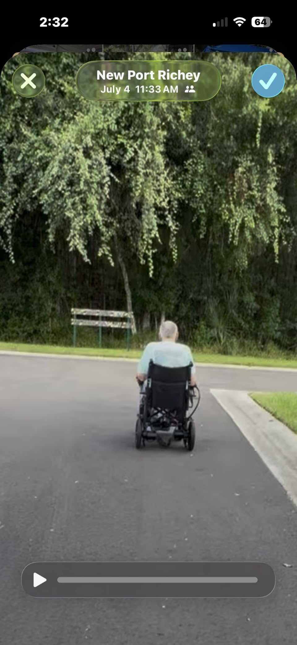 2026 New Upgrade Foldable Electric Wheelchairs for Adults, Seniors - 15 Miles Long Travel Range, Lightweight, Portable Motorized Wheelchairs, 300LBS Weight Capacity, FSA&HSA Eligible, All Terrain customer photo 1