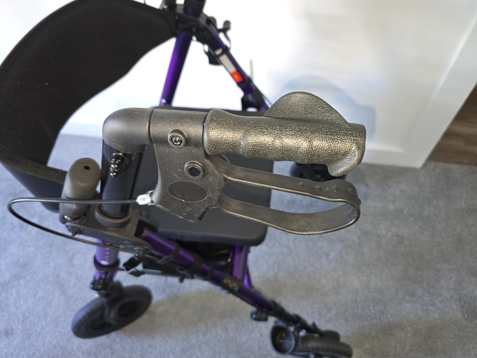 Akoasm Foldable Walkers for Seniors with Seat, Rollator Wheelchair Combo | 300lb Capacity, Adjustable Height, Easy Assembly, 2 in 1 Rolling with Brake, 25lb Lightweight, 10