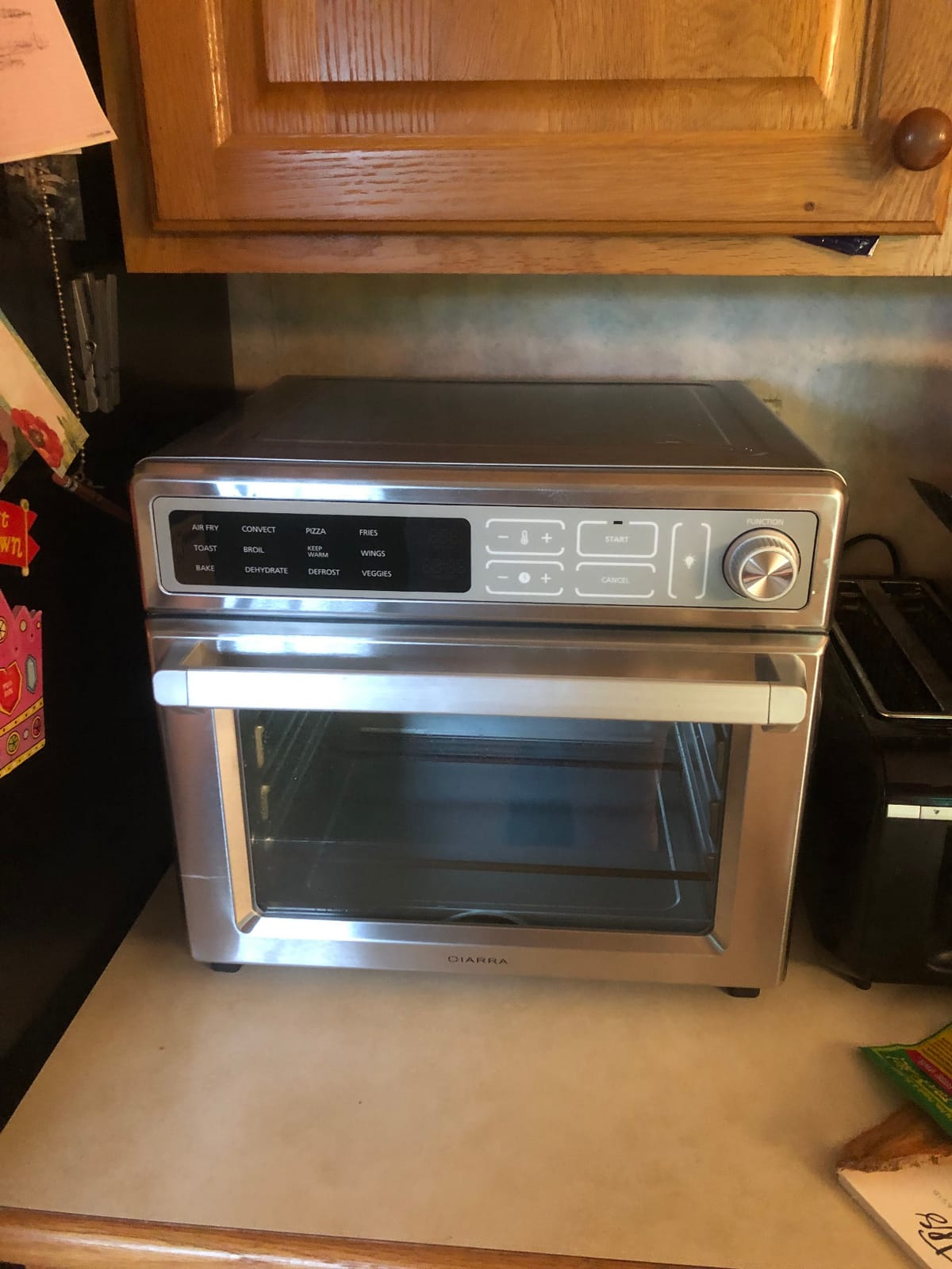 CIARRA 12-in-1 Countertop Steam Oven with Air Fryer, 25.4QT Nosh Oven Pro | Convection Toaster Oven with Rapid Steam & Steam Bake | Air Fry, Dehydrate, Ferment, Self-Clean & Delay Start customer photo 1