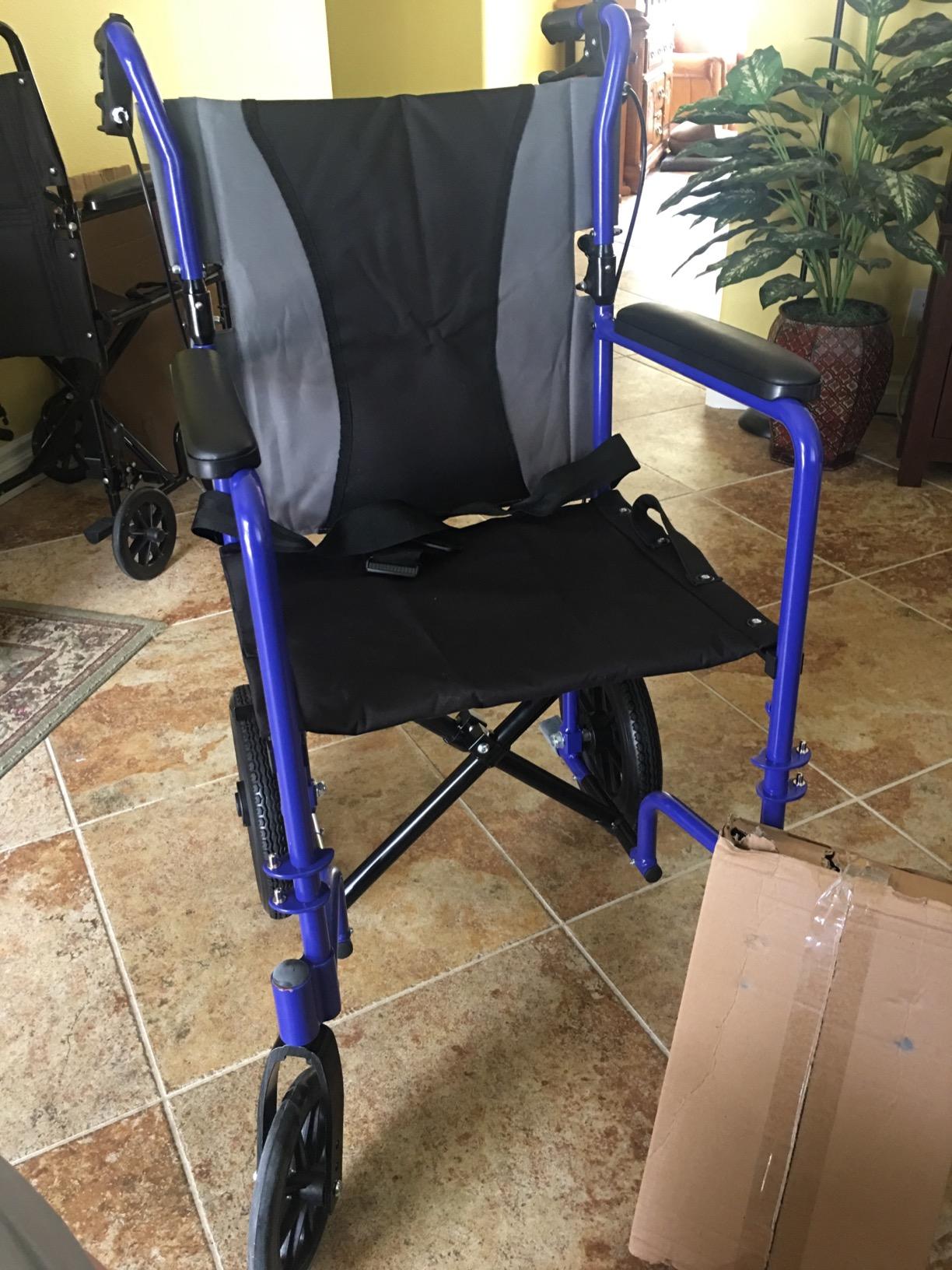 Vive Lightweight Electric Wheelchair for Adults - Foldable Power Wheelchair, Collapsible, Folding, Ultralight, Motorized, Light Weight Travel Senior Carbon Fiber Mobility Aid - Weighs 39 lbs customer photo 2