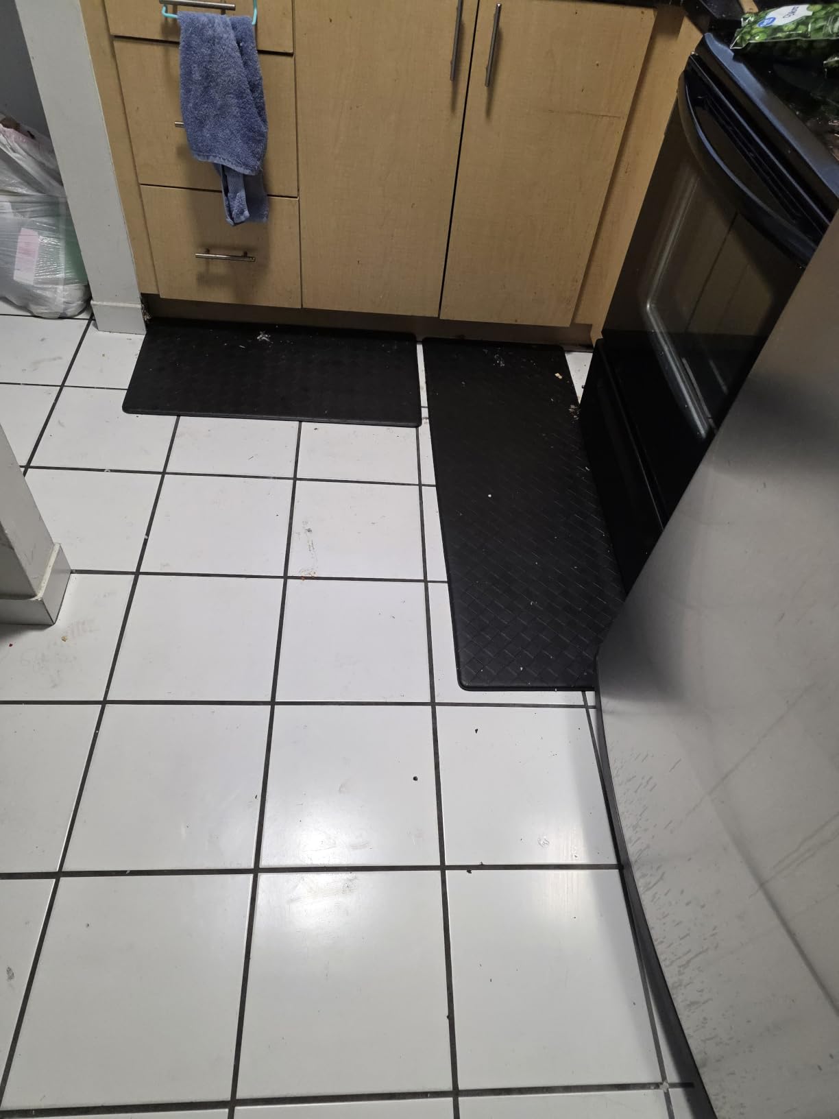 TranquilRelax 2-Piece Kitchen Mats, Cushioned Non-Slip Floor Mats, Black | Water-resistant anti fatigue mats for kitchen floor, laundry & entryway, 17.3 x 30 and 17.3 x 47 in customer photo 2