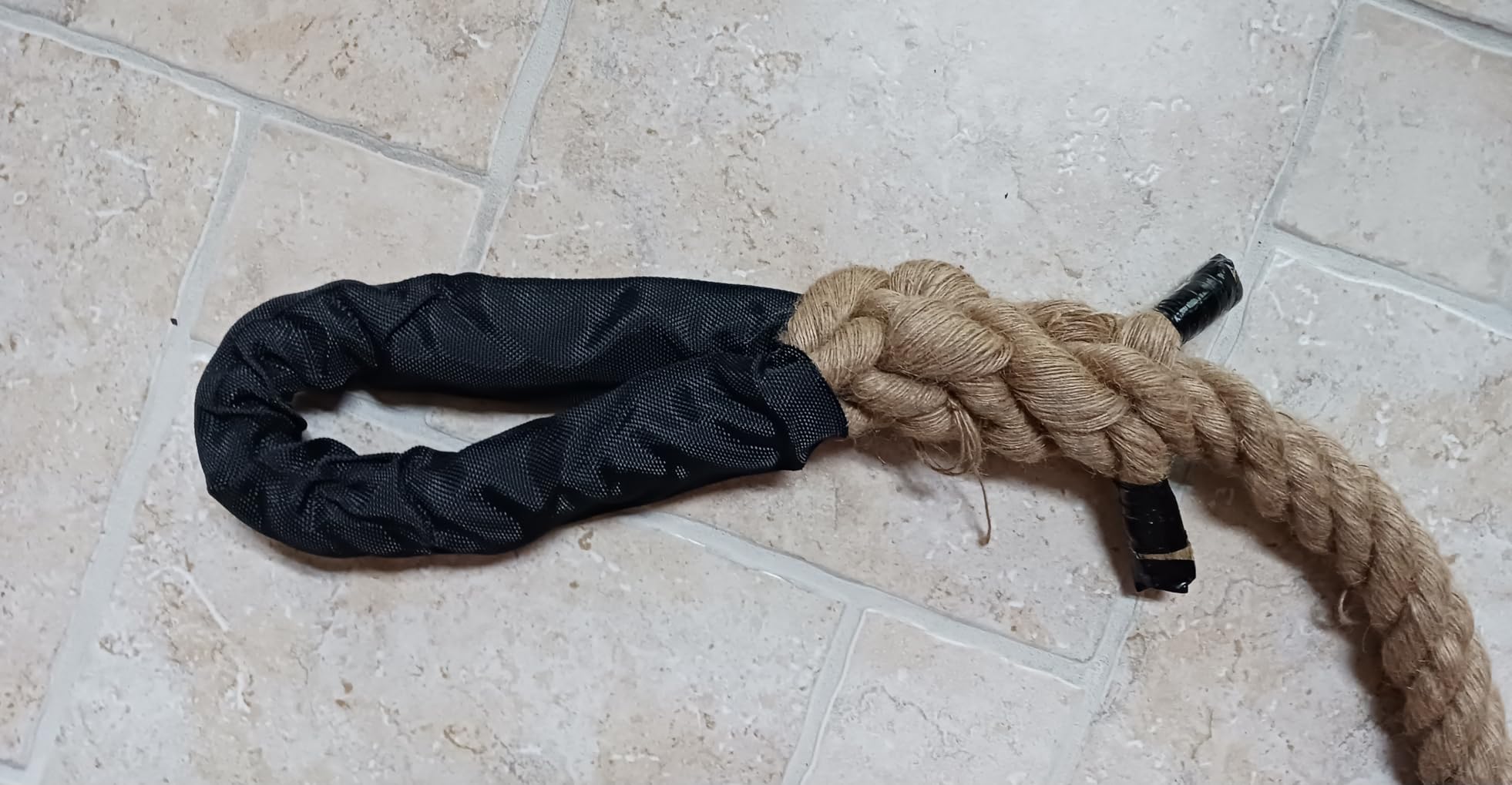 Climbing Rope Gym Workout - 10FT 15FT 20FT 25FT 30FT 35FT Heavy Duty Jute Thick Ropes for Adults Strength Training Outdoor Tree Swing Indoor Home Fitness Exercise - 1.5 Inch customer photo 1