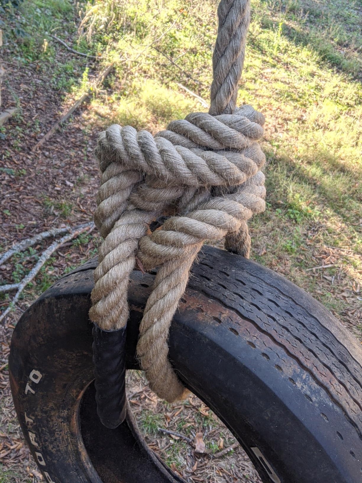 Climbing Rope Gym Workout - 10FT 15FT 20FT 25FT 30FT 35FT Heavy Duty Jute Thick Ropes for Adults Strength Training Outdoor Tree Swing Indoor Home Fitness Exercise - 1.5 Inch customer photo 2