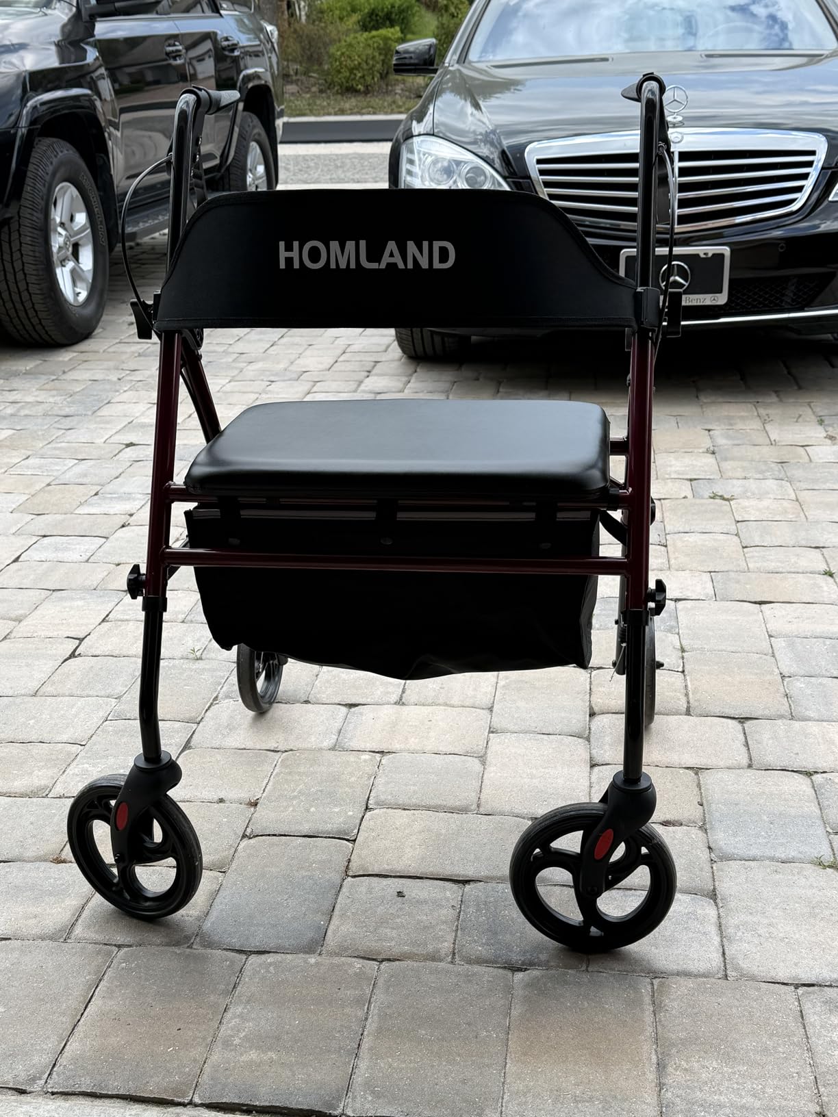 HOMLAND Bariatric Walkers for Seniors with Seat, 20