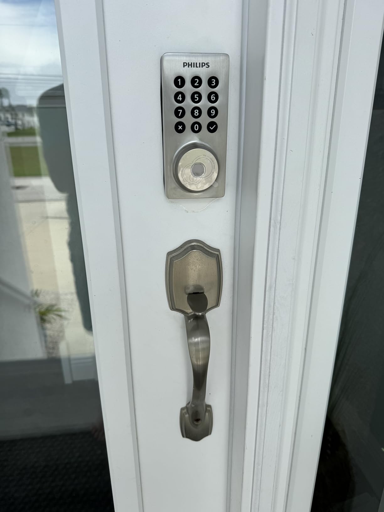 Philips Wi-Fi Smart Deadbolt Lock, Keyless Entry | Code / Fingerprint / App Unlock, Remote Access, Alexa & Google customer photo 2