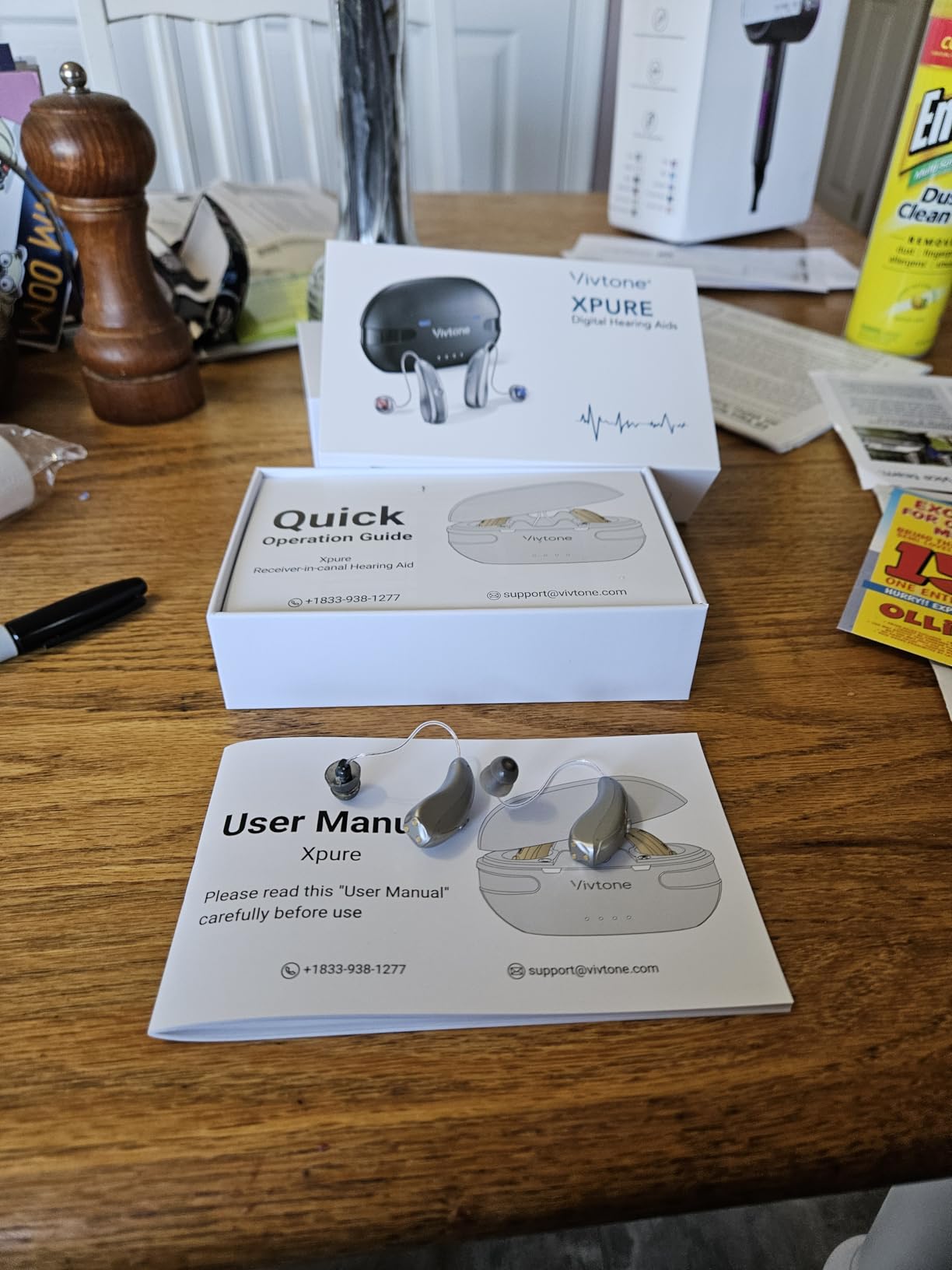 Vivtone Bluetooth Hearing Aids with APP Control for Precise Fitting, Phone Call & Music Streaming, Rechargeable OTC Hearing Aids for Seniors Adults Men Women, Xpure 2.0 customer photo 2
