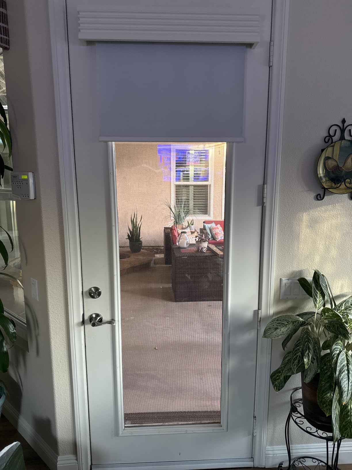 Allesin Smart Motorized Blinds with Remote | Zigbee Blackout Roller Shades, No Hub Needed, Alexa & App Controlled for Indoor Windows (White, 23