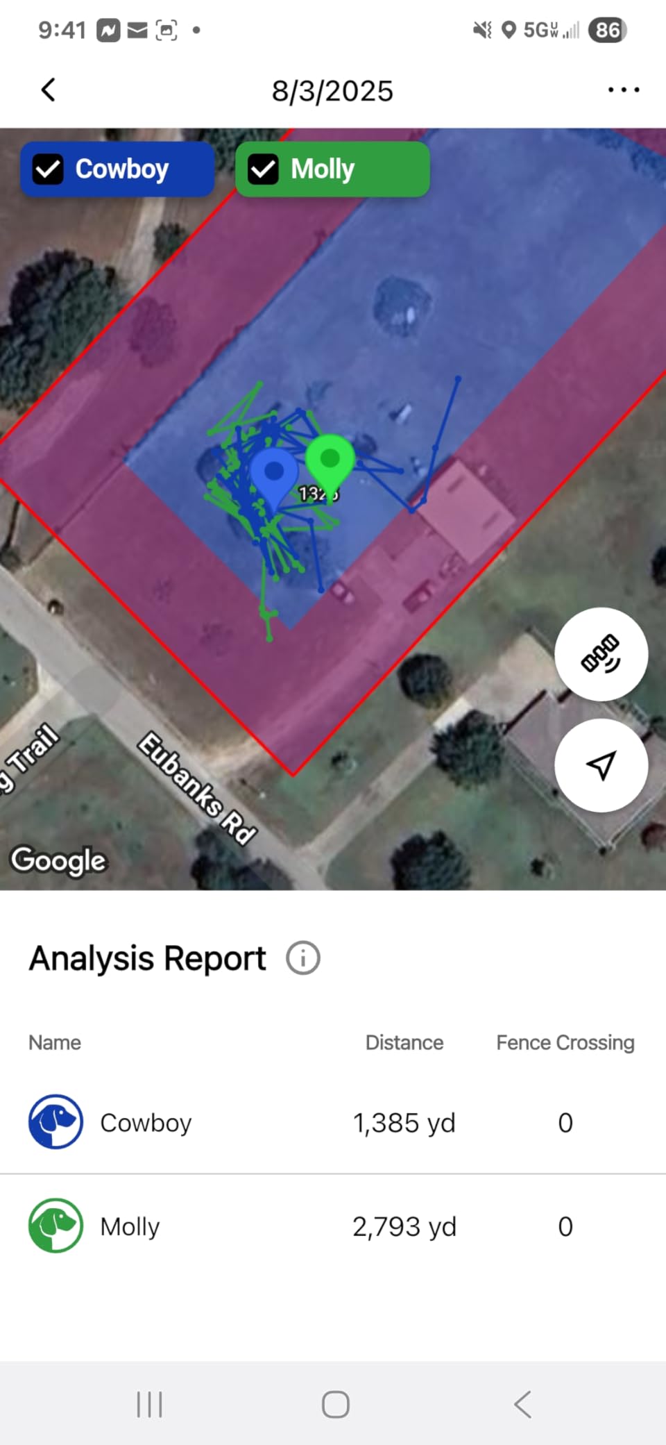 Dogtra GPS Fence - No Subscription, Custom Wireless Dog Fence with App, Smart Guidance & Return Reminder Tone/Vibration/Correction, IPX9K Waterproof Rechargeable Collar, Safe Freedom for Dogs 15 Lbs+ customer photo 1