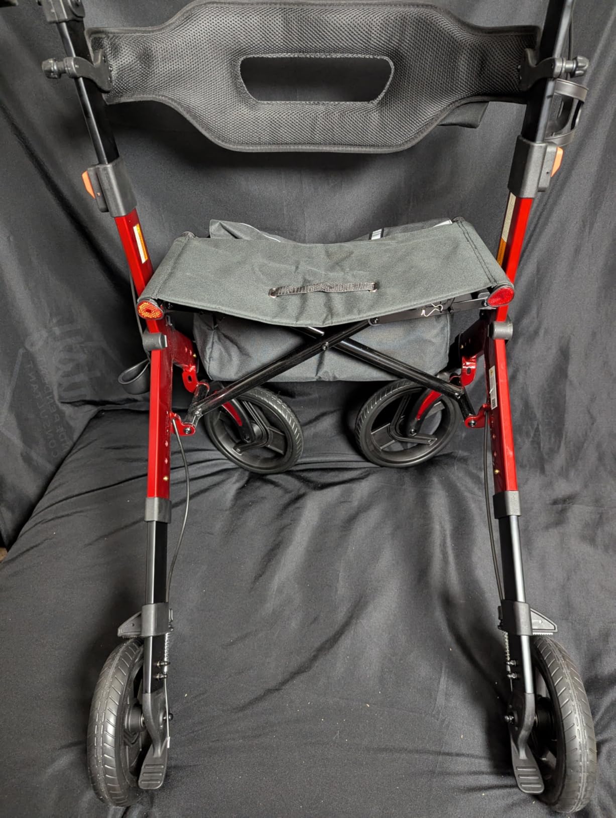 ELENKER All-Terrain Rollator Walker with Backstrap for Seniors, Blue | 10