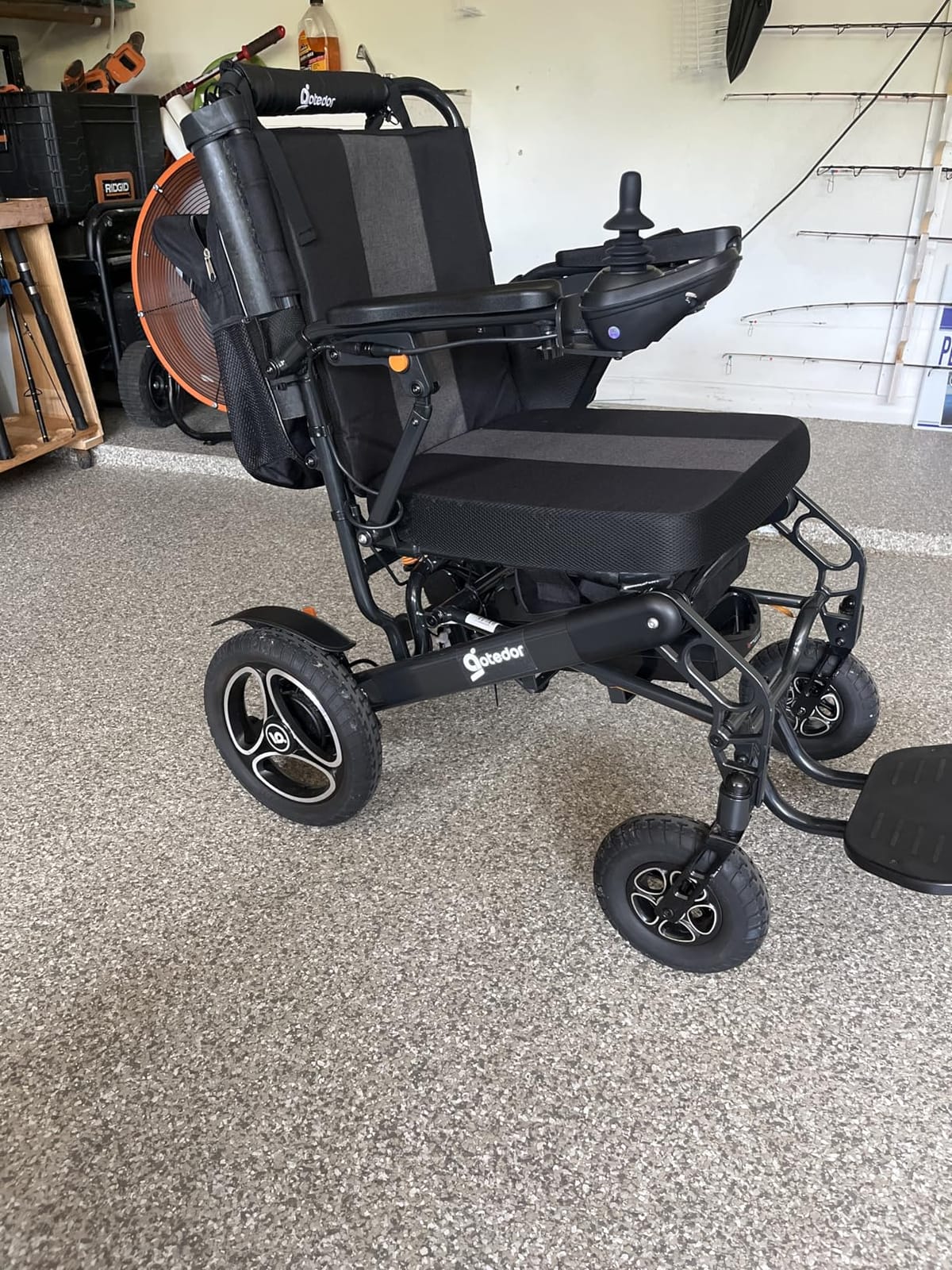 Aotedor Electric Wheelchair for Adults, 35 Miles Dual Battery, Foldable Power Wheelchair with Dual Brushless Motors, 330 lbs Capacity, Airline Approved, Stable & Reliable Performance customer photo 1