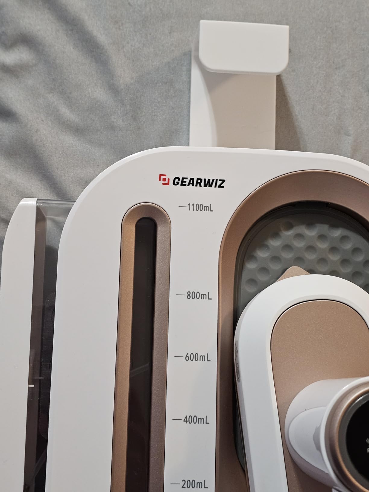 Gearwiz 2-in-1 Steam Station Iron – 1550W Turbocharged Steam for Clothes – 30s Heat Up, 3-Level Steam & Dry Ironing – 1.2L Detachable Tank, Ceramic Soleplate, Auto-Off & Self-Cleaning customer photo 1