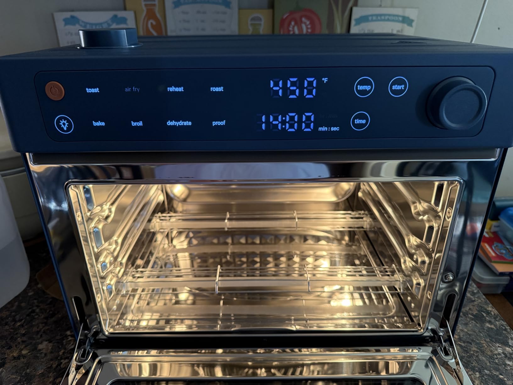Our Place Wonder Oven Pro, 8-in-1 Digital Air Fryer Oven, 3-Rack, 32 Qt | Non-toxic air fryer toaster oven combo; basket, rack, pan, tray; air fry, toast, roast, bake, reheat, broil, proof, dehydrate customer photo 1