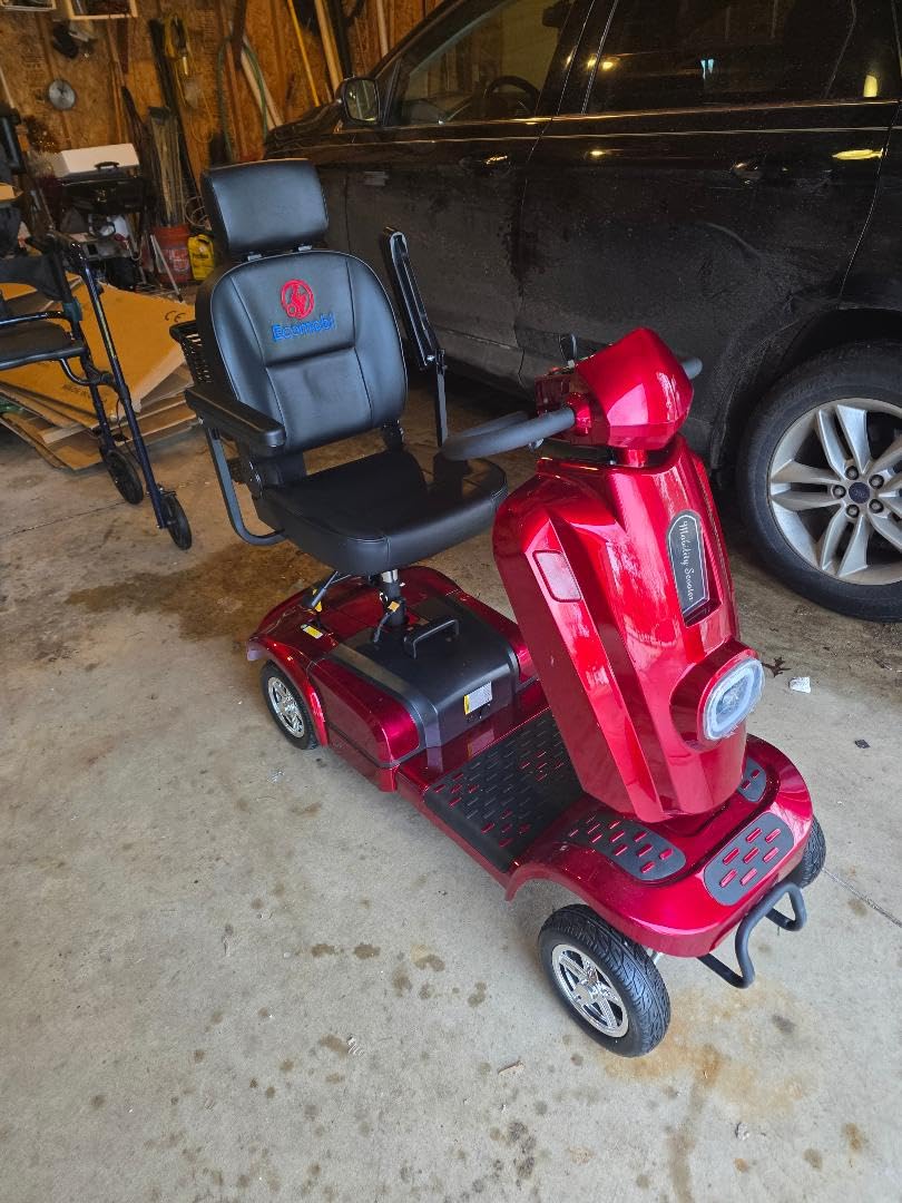 Heavy Duty Mobility Scooter for Seniors/Adults, 500LBS Capacity Electric Scooter, All Terrain Mobility Scooters, 1000W 15MPH, 13.78