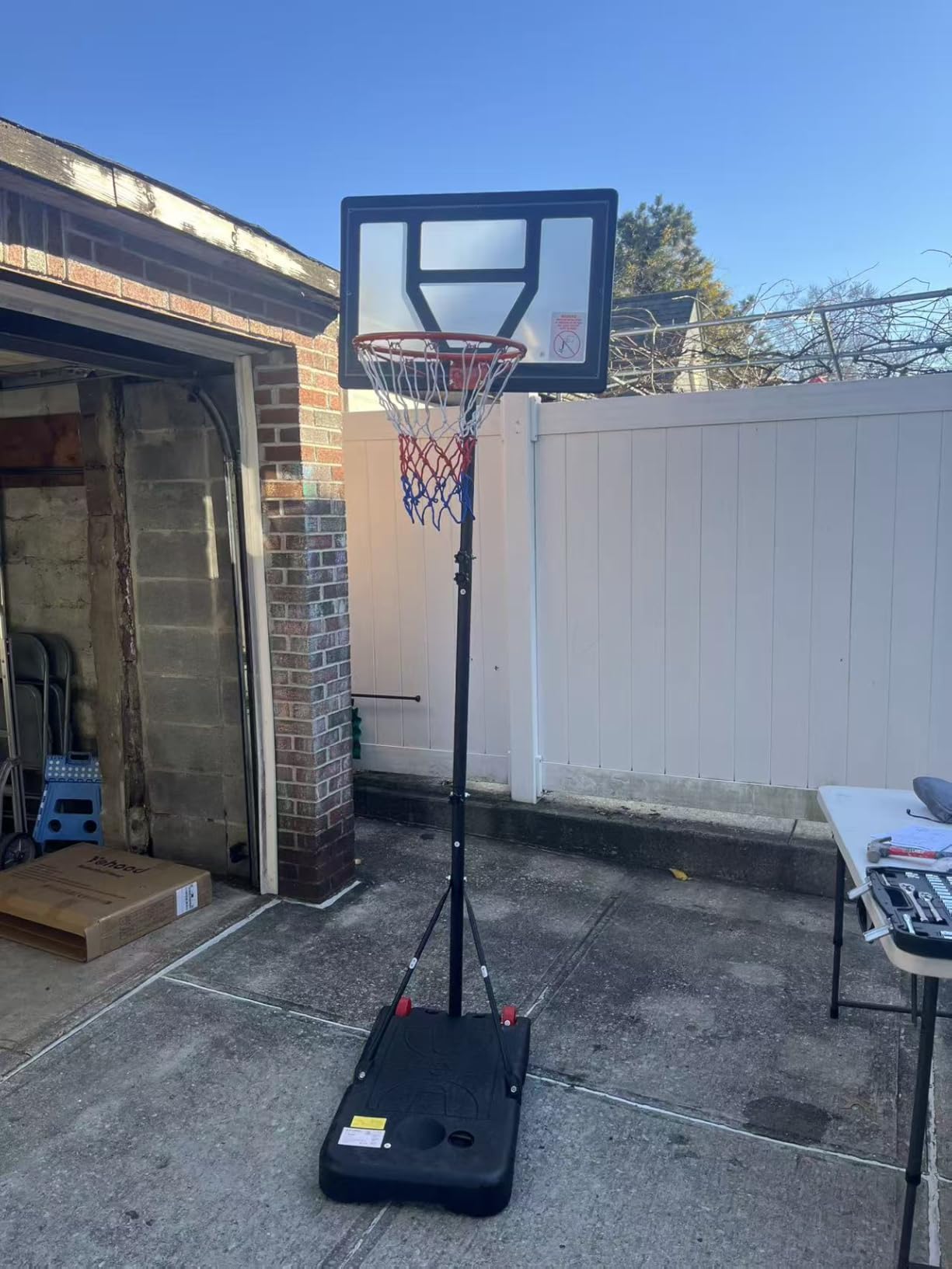 Yohood Kids Basketball Hoop Outdoor customer photo 2