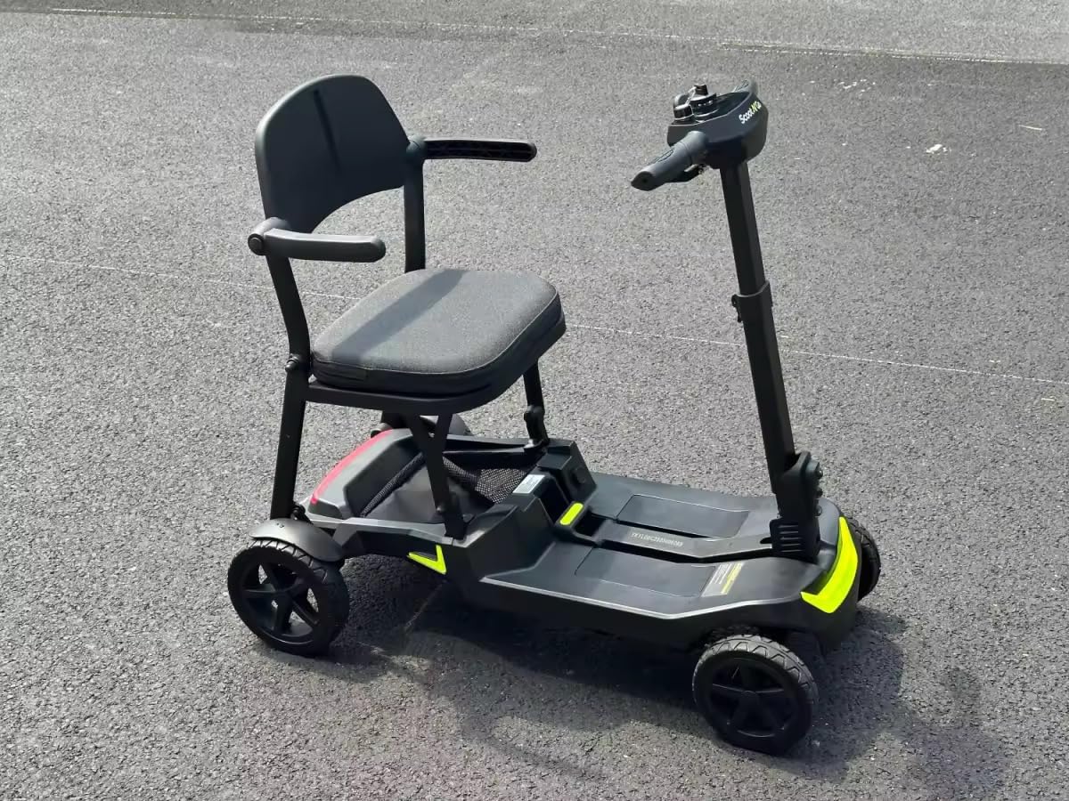 SCOOTNGO Lite Mobility Scooters for Seniors & Adults, Portable for Travel | Lightweight, Foldable, 4 Wheel, Airline Approved, Two Removable Lithium Batteries, No Assembly Needed. 39 lbs, 15 Miles customer photo 1