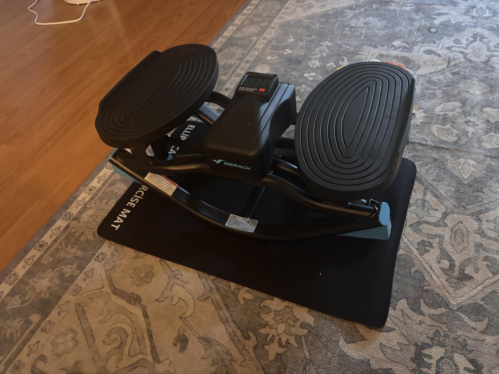 Merach Rocking Steppers for Exercise at Home, 3D Motion Stair Stepper | Balance Board with Resistance Bands for Full Body Workout & Low-Impact Cardio, 330 LBS Loading Capacity Exercise Equipment customer photo 2