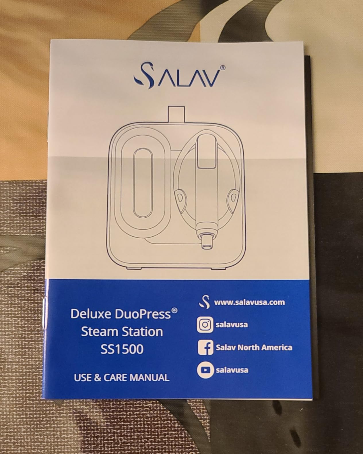 SALAV Auto-Off Duopress Smart Steam & Iron Station, 7 Steam Settings 1150W customer photo 2