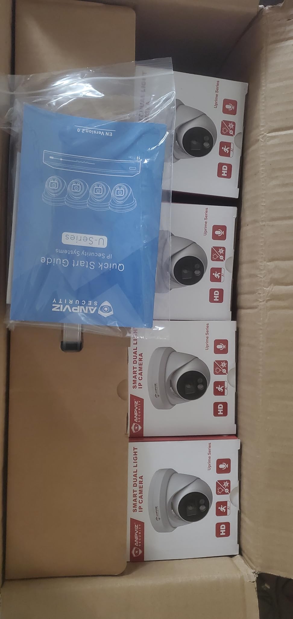 Anpviz 16 Channel PoE Security Camera System, 12MP 4K 16CH NVR 4TB, 12PCS 6MP Wired IP Turret Cameras with AI Detection, NDAA customer photo 2