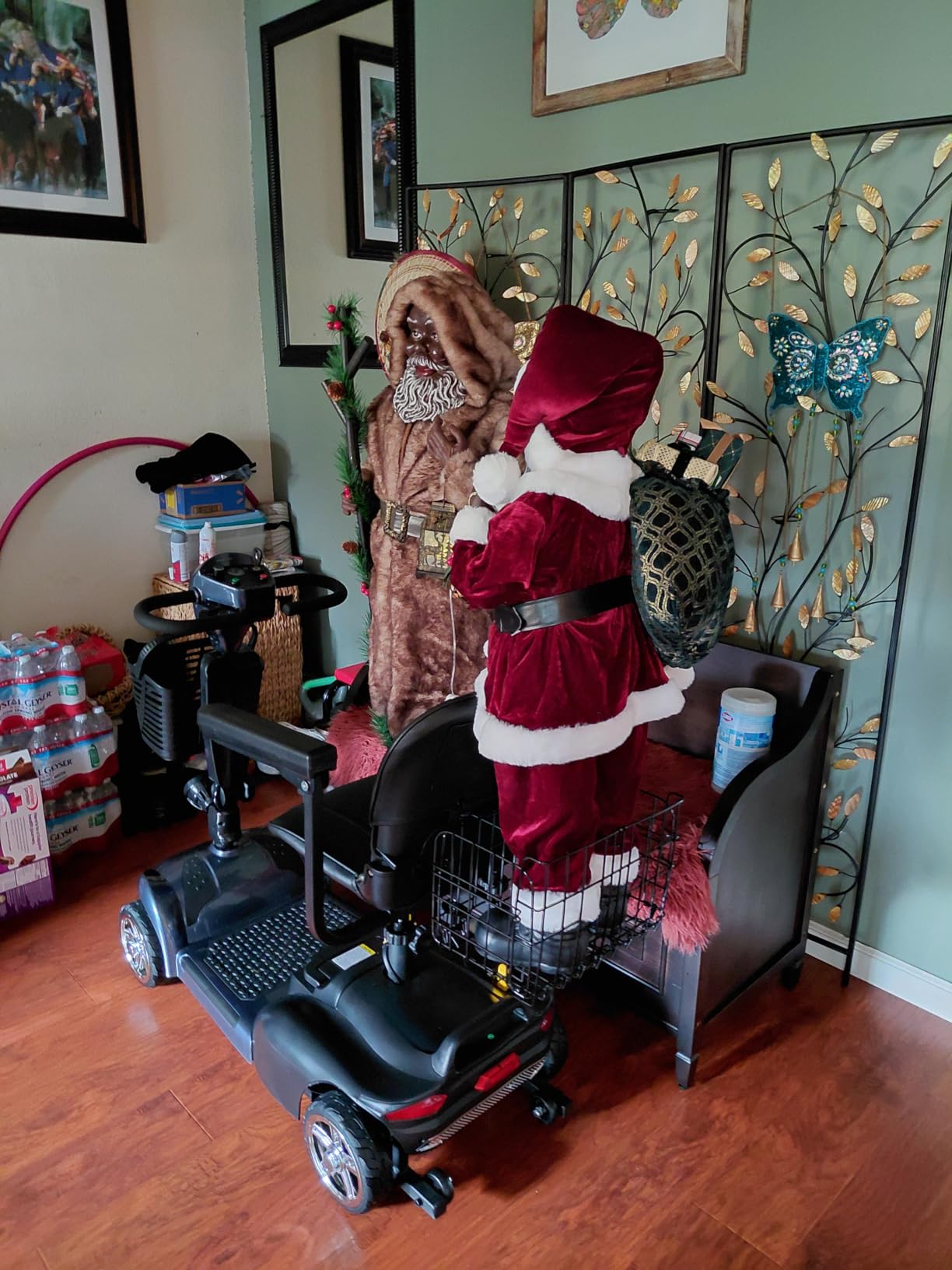 Ecomobi Auto Folding Mobility Scooter for Seniors & Adults with Portable 12Ah Removable Battery, Compact for 15 Miles Travel, Remote Control, 4 Wheel Scooter, 350W Motor, with GPS, 330 lb Capacity customer photo 2