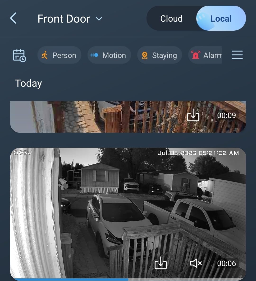 aosu Solar Security Cameras Wireless Outdoor, 2K HD Home Security Camera System, PIR + AI Human Detection, Color Night Vision, Easy to Set Up, Local Storage, No Subscription Required, 6-Cam Kit customer photo 2
