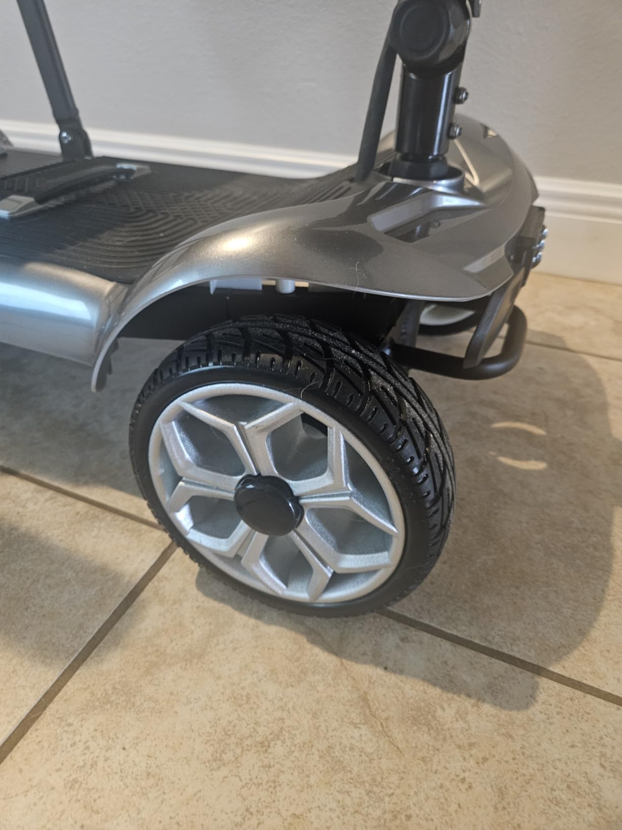 [2026 Upgraded] PAISEEC D3 Pro Ultra Lightweight Mobility Scooter, 2 Batt | 19Miles, 270W Motor All-Terrain, Fits Car Trunk, USB Port, Airline Approved for Travel, Shopping, Daily Use customer photo 1