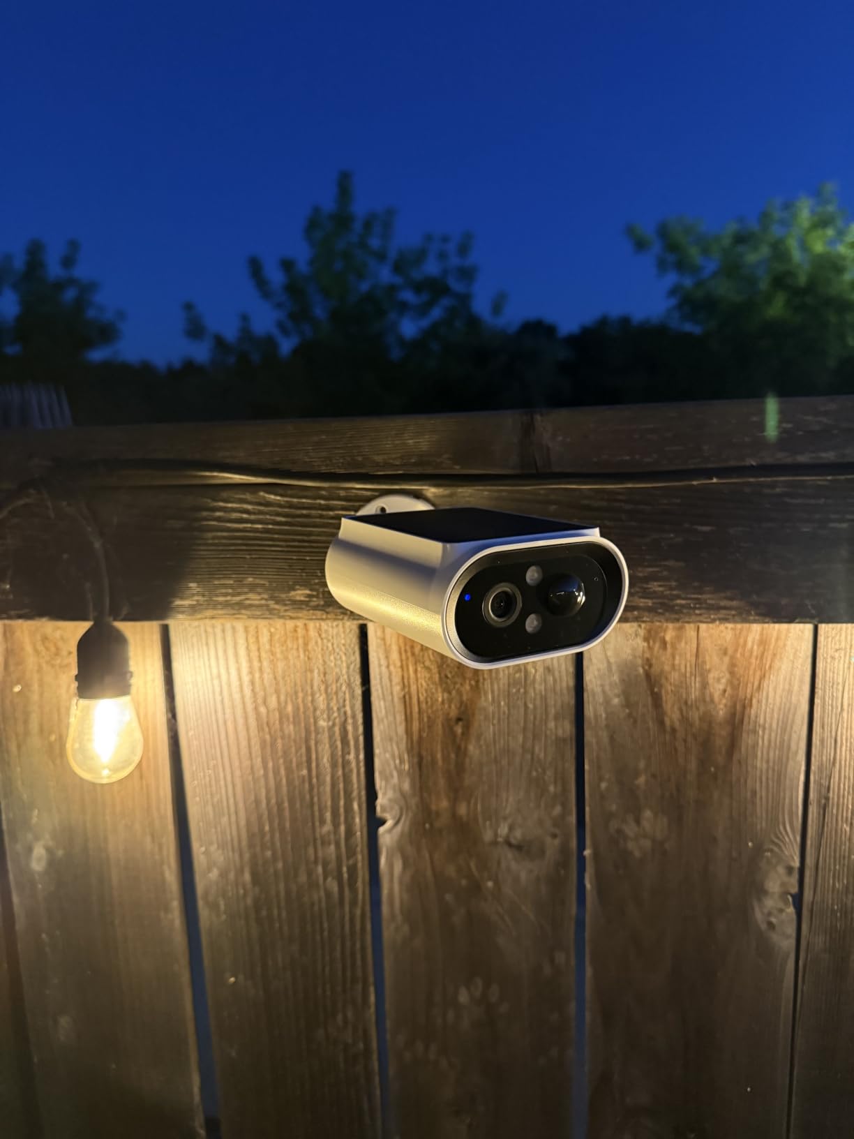 AlkiVision Solar Security Cameras Wireless Outdoor - 2K Night Color Vision Cameras for Home Security, AI Motion Detection, 360° View, Spotlight, 2-Way Audio, Siren, IP67 Waterproof, SD/Cloud Storage customer photo 2