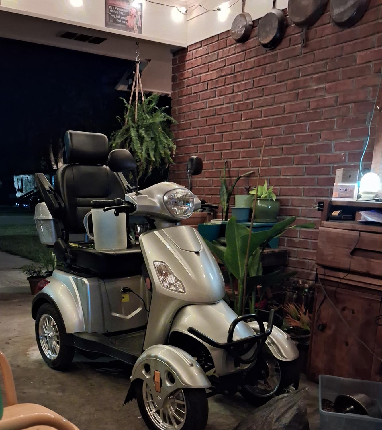 Mobility Scooters for Seniors & Adults 500lbs Capacity - 800W All Terrain Electric Powered Mobility Cart - Heavy Duty Mobility Scooter for Elderly w/Charger Remote Keys customer photo 1