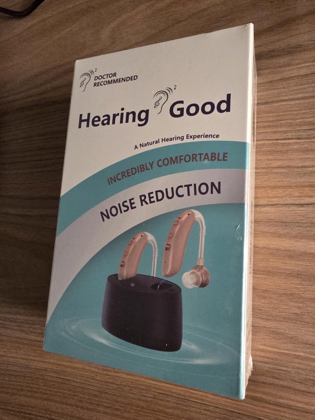 Hearing Aids for Seniors, Rechargeable with Noise Cancelling and Volume Control, Portable Behind-the-Ear Hearing Aid Headphones customer photo 1