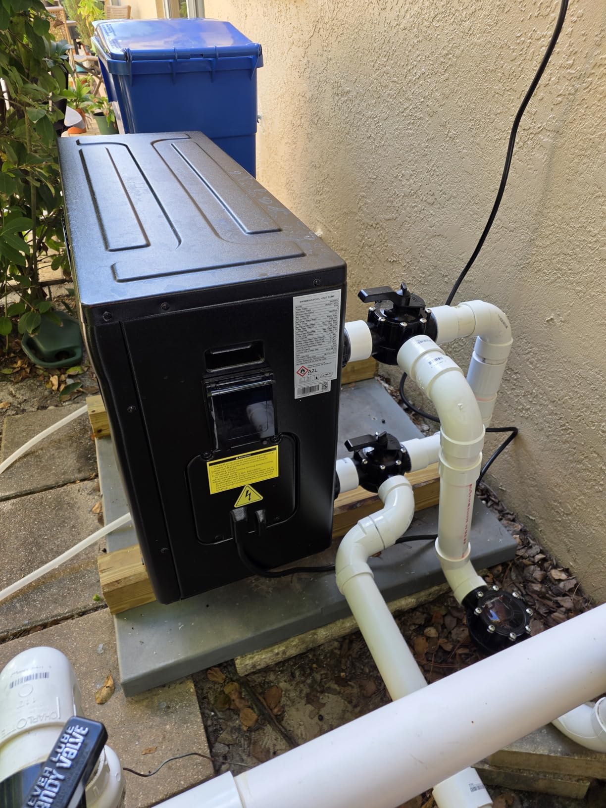 Pool Heat Pump 18450 BTU, 110V Electric Pool Heater for Above Ground Pools up to 6000 Gallons, Energy Efficient Heat Pump Pool Heater with WiFi Control, Titanium Heat Exchanger- V5 customer photo 2