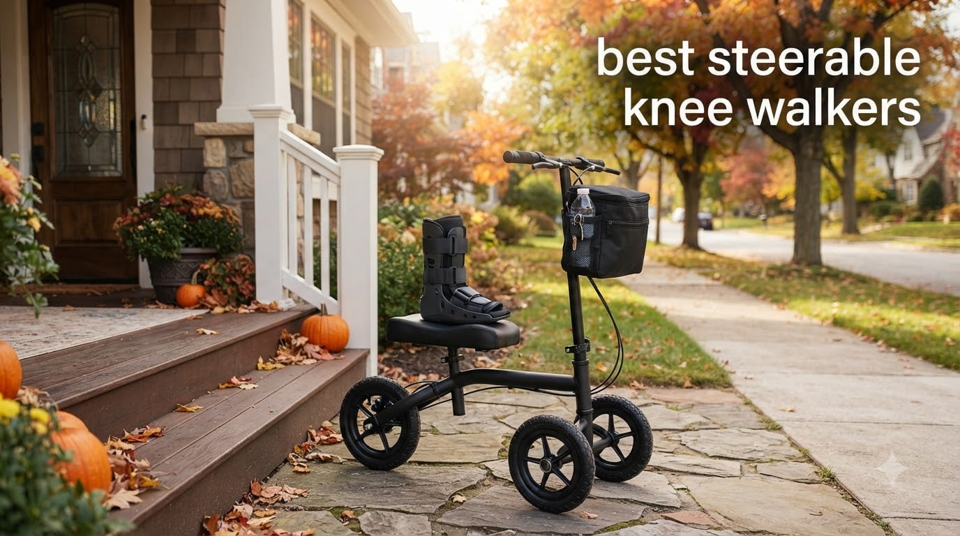 best steerable knee walkers