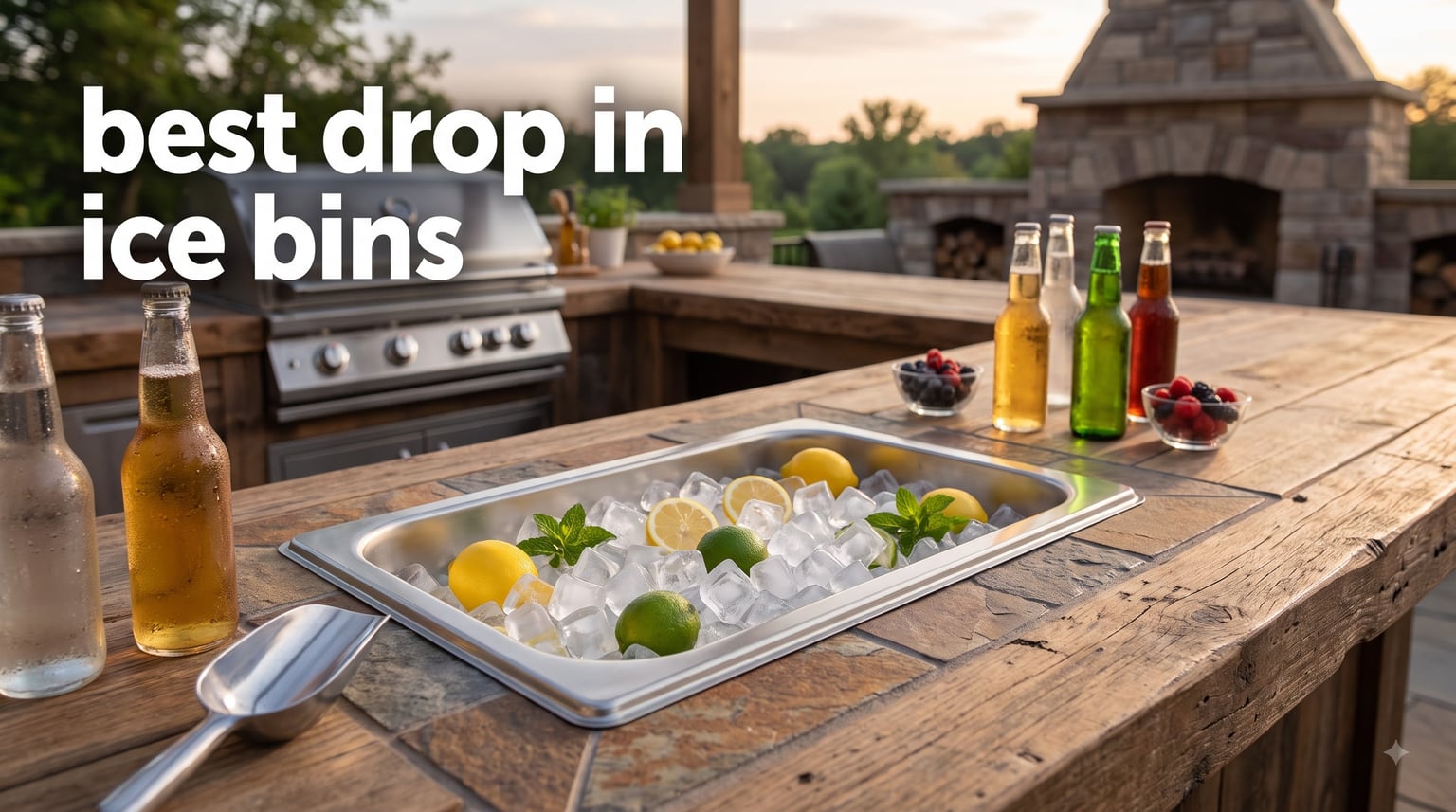 best drop in ice bins
