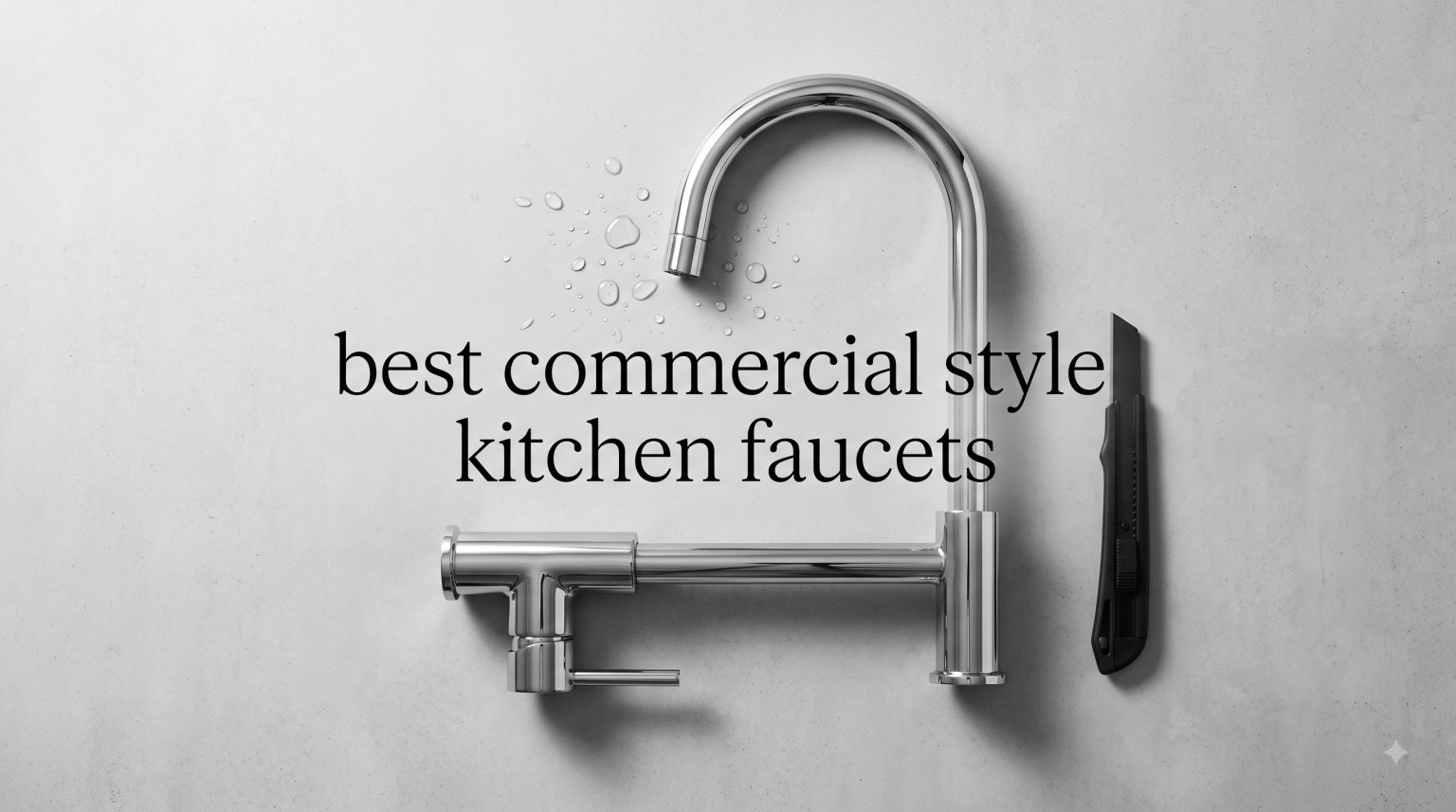 best commercial style kitchen faucets