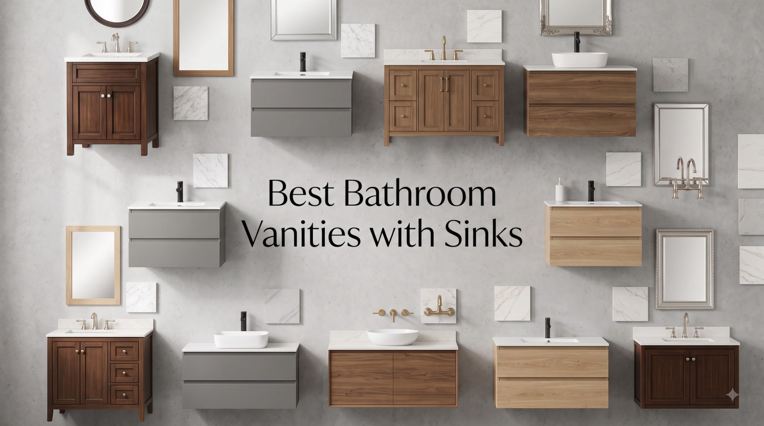 best bathroom vanities with sinks
