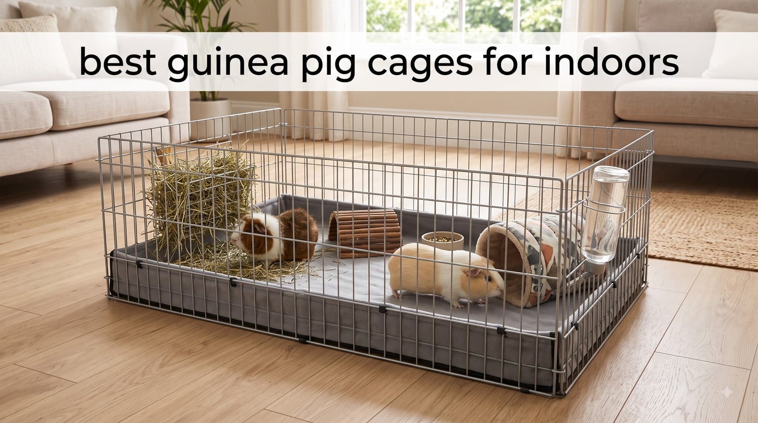 best guinea pig cages for indoors
