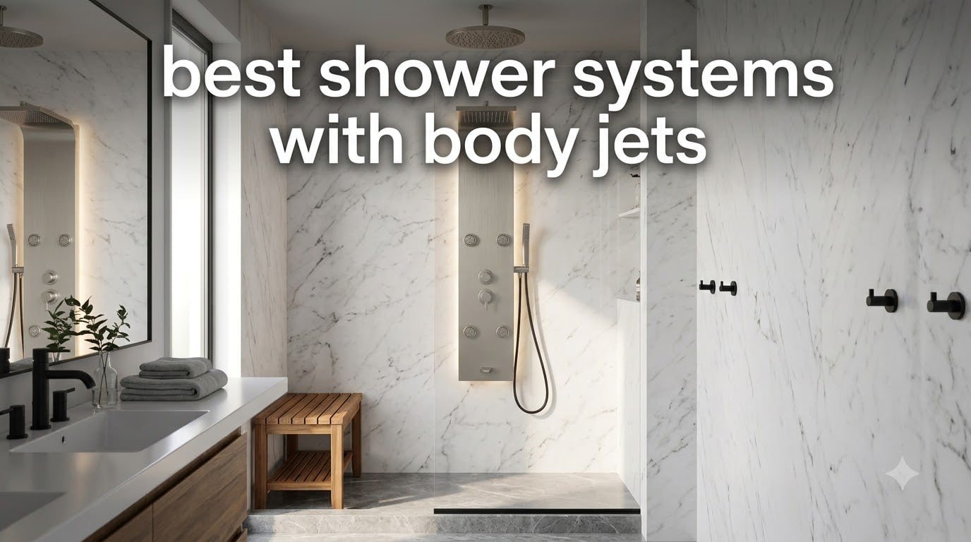 best shower systems with body jets