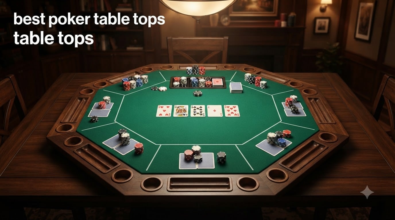best poker table tops