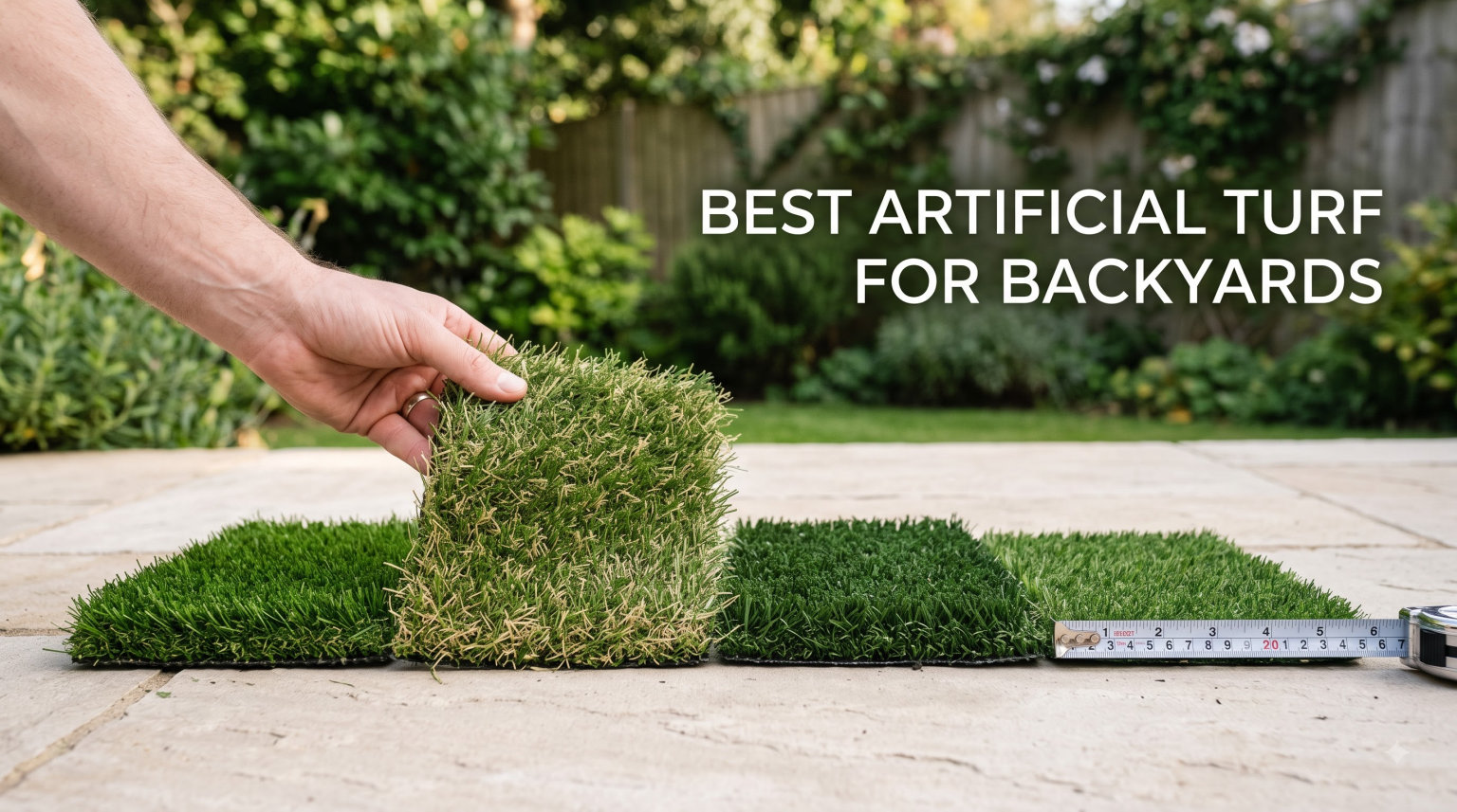 best artificial turf for backyards