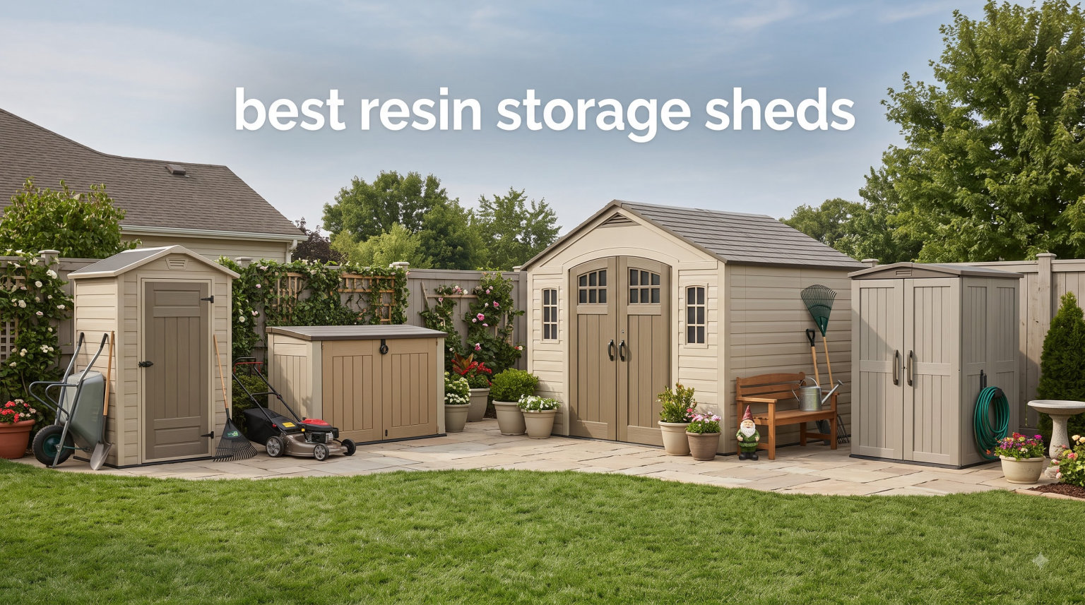 best resin storage sheds