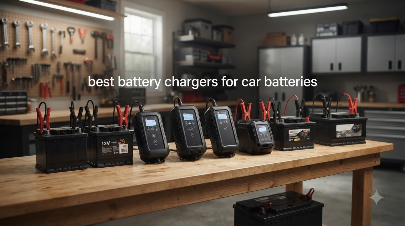 best battery chargers for car batteries