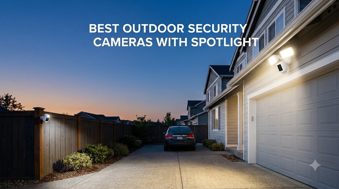 best outdoor security cameras with spotlight