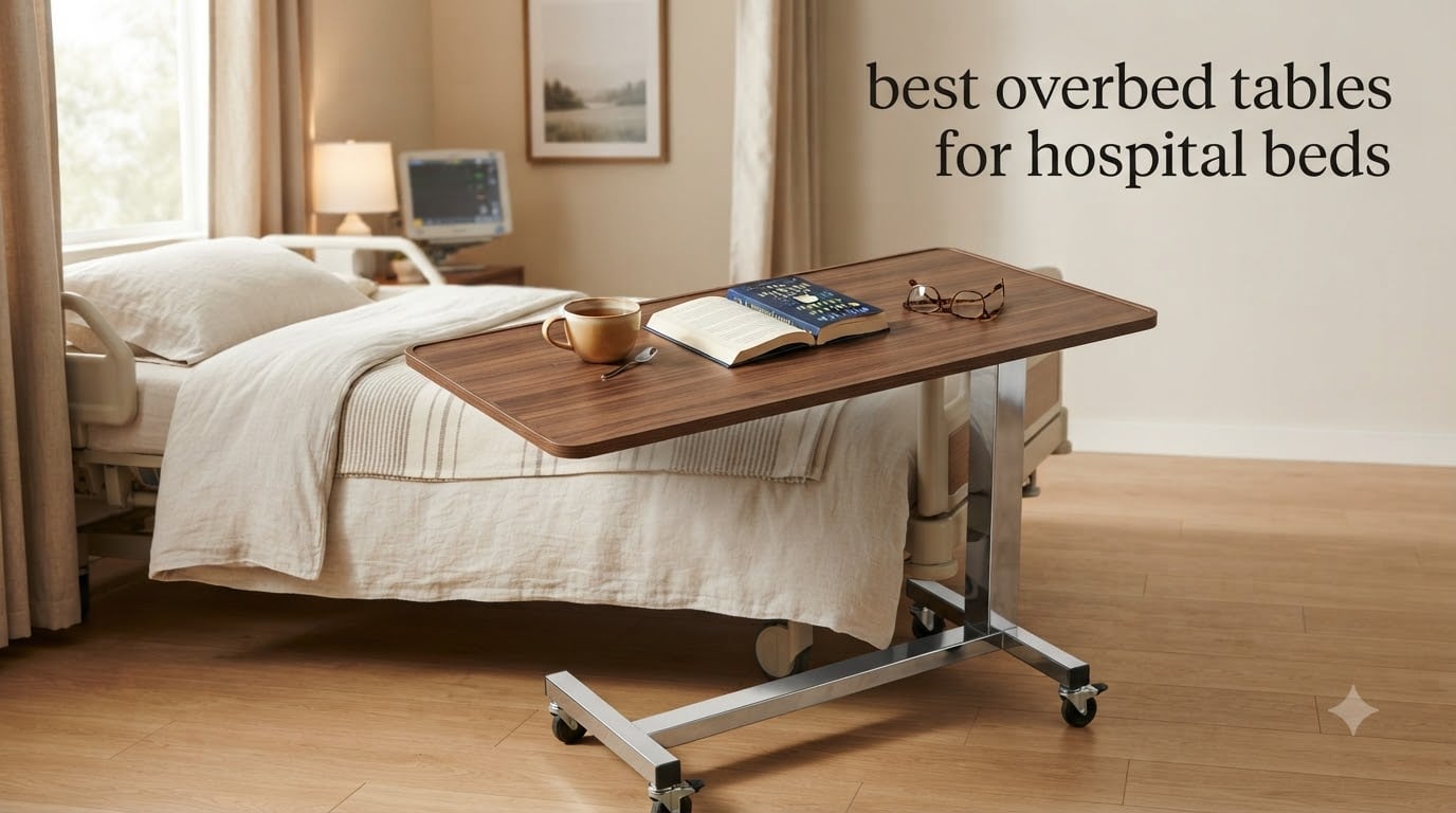 best overbed tables for hospital beds