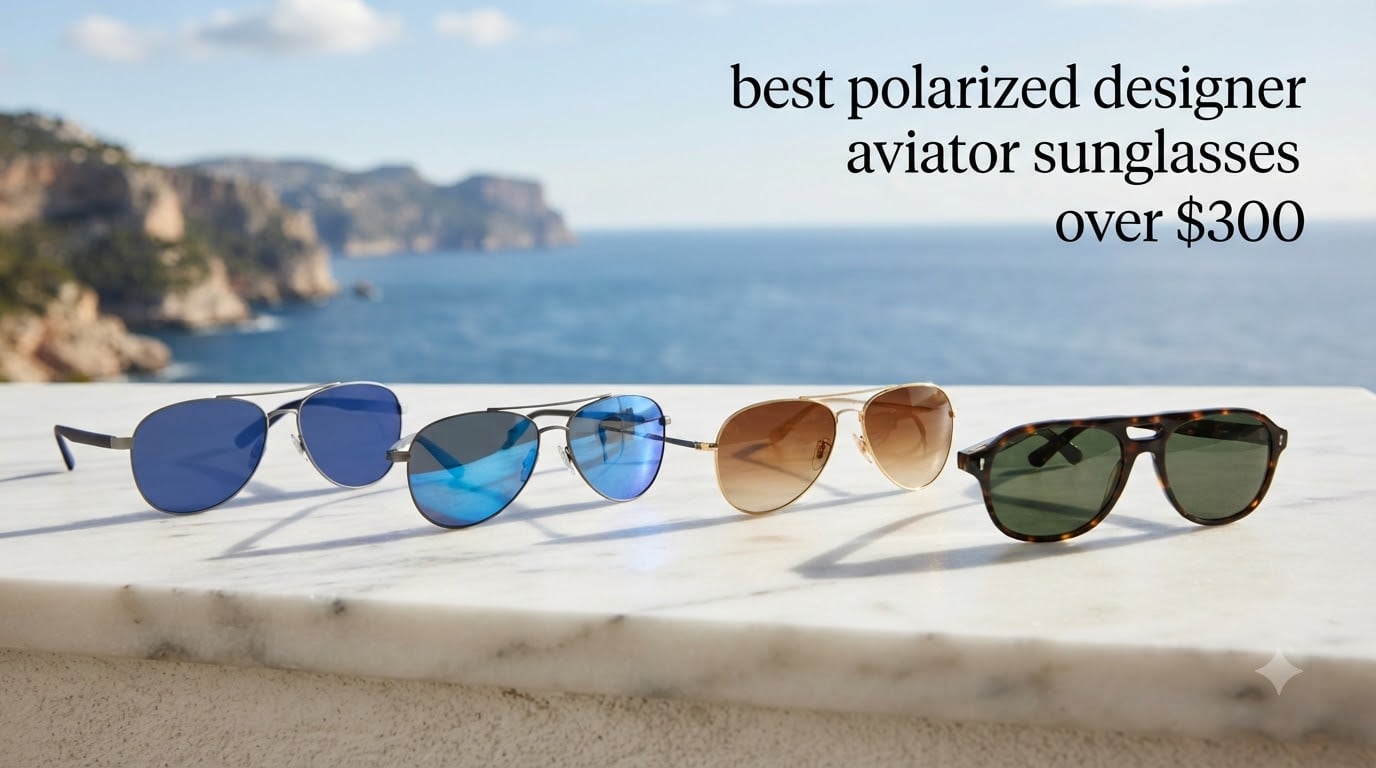 best polarized designer aviator sunglasses over $300