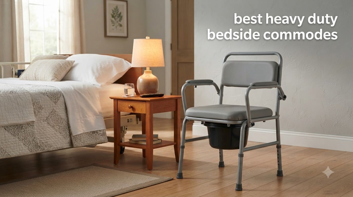 best heavy duty bedside commodes