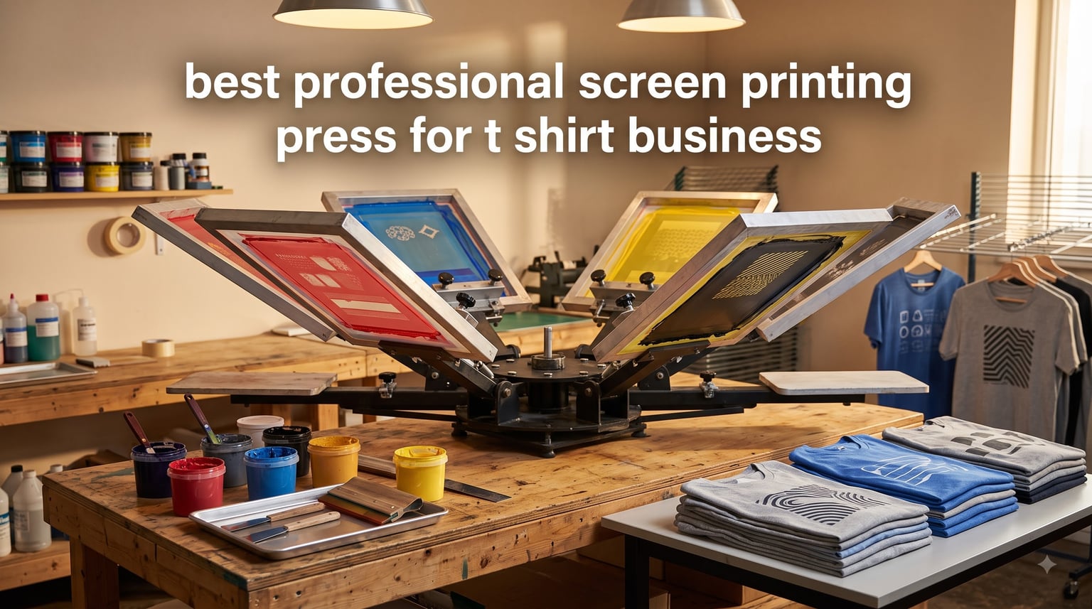 best professional screen printing press for t shirt business
