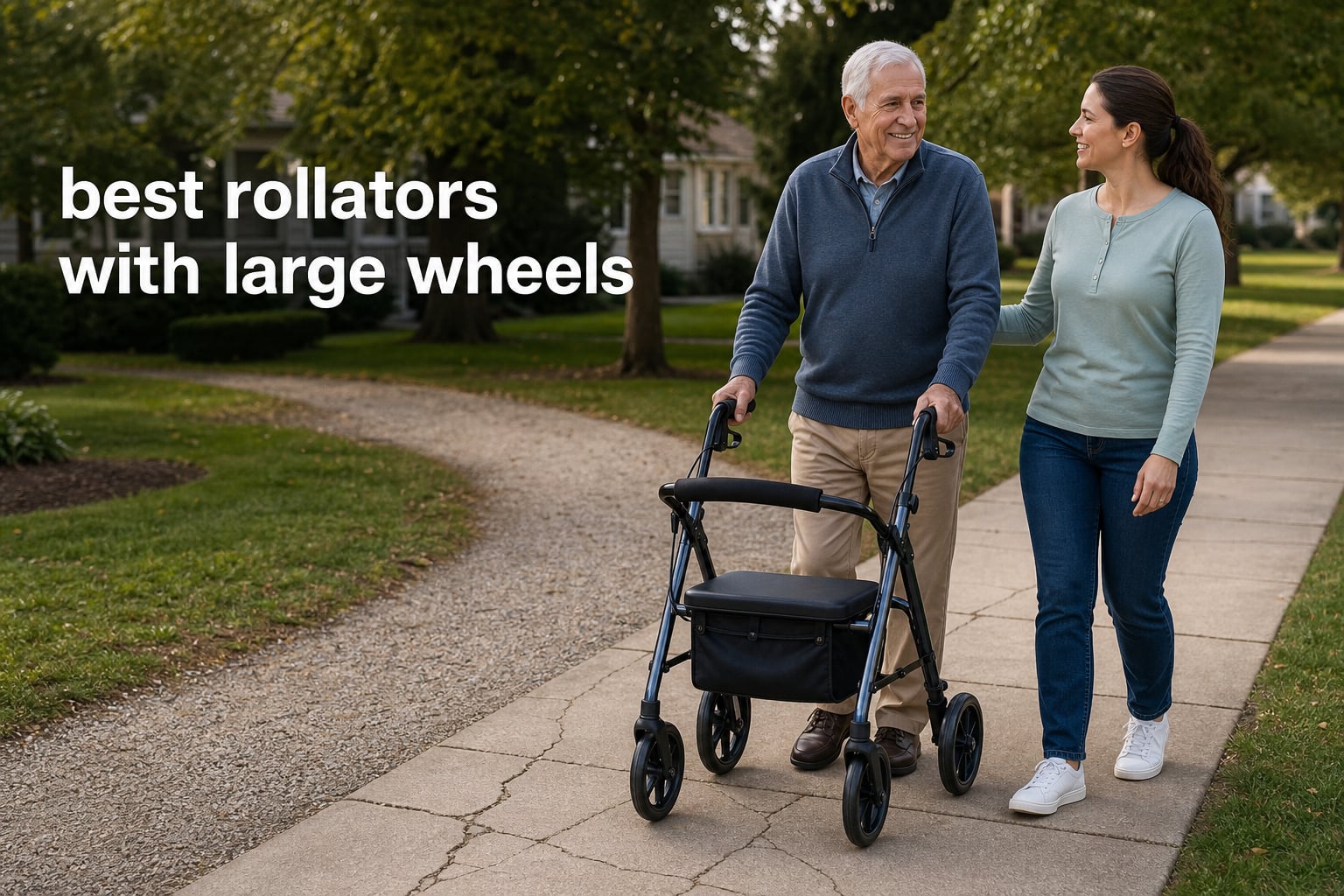 best rollators with large wheels